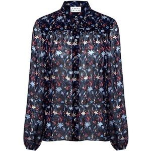Tanya Taylor - Weslyn Floral Chiffon‎ Blouse ($395) Size 6